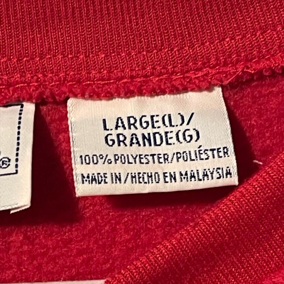 Vintage | Fleece Cozy Snowman Pajamas Nightgown Sleep Shirt - Picture 8 of 8